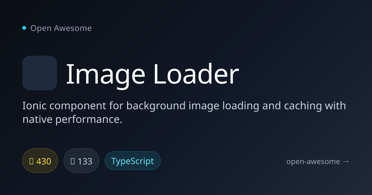 Image Loader — Ionic Background Image Loader | Open Awesome