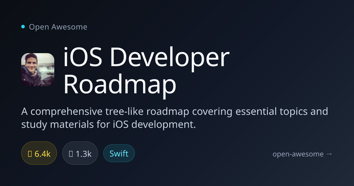iOS Developer Roadmap — iOS Development Study Guide | Open Awesome