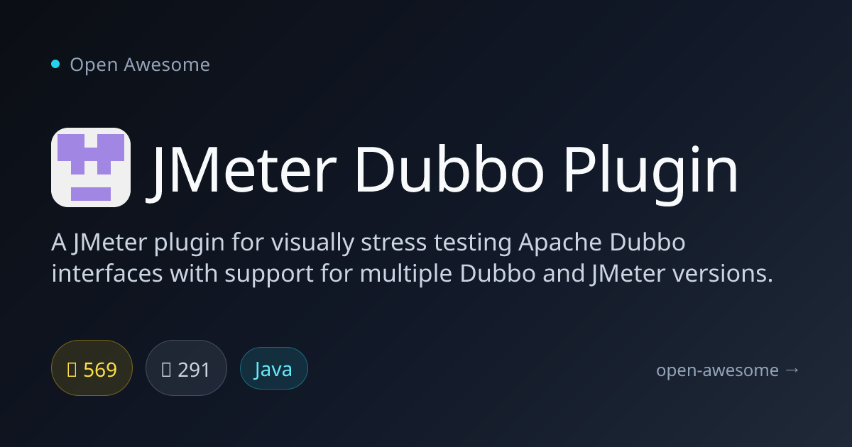 JMeter Dubbo Plugin — Apache Dubbo Stress Testing | Open Awesome
