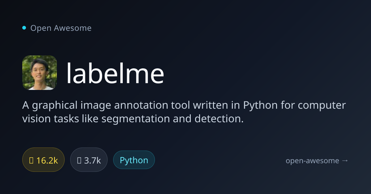 labelme — Graphical Image Annotation Tool | Open Awesome