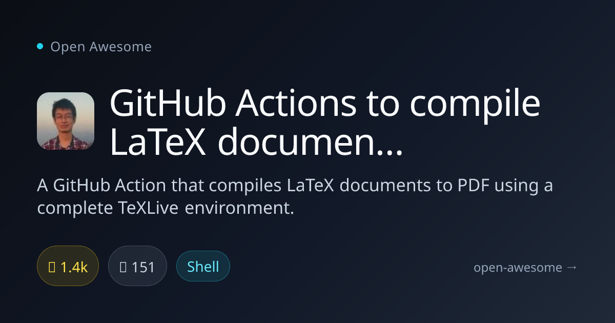 GitHub Actions to compile LaTeX documents — LaTeX to PDF Compilation ...