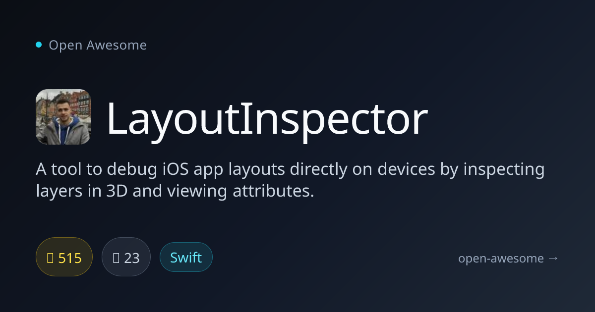 LayoutInspector — iOS Layout Debugging Tool | Open Awesome