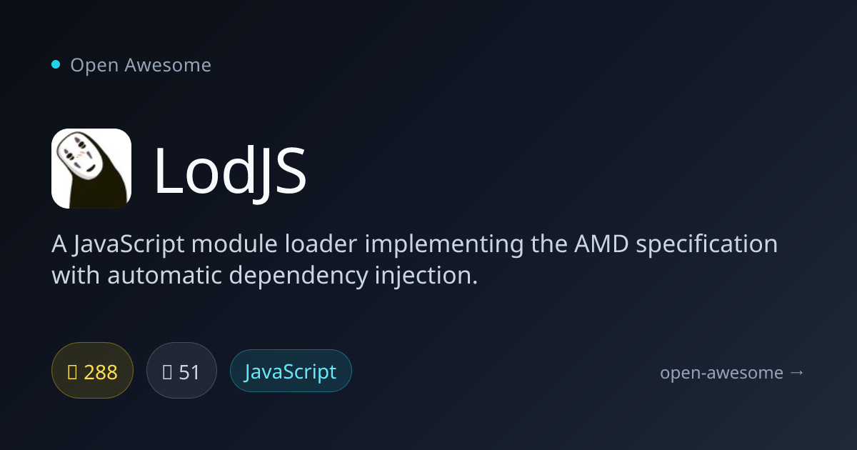 LodJS — AMD JavaScript Module Loader | Open Awesome