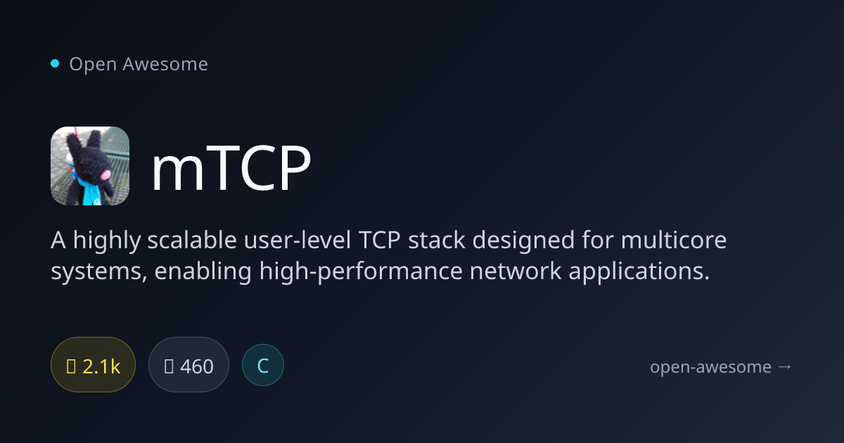 mTCP — High-Performance Network TCP Stack | Open Awesome