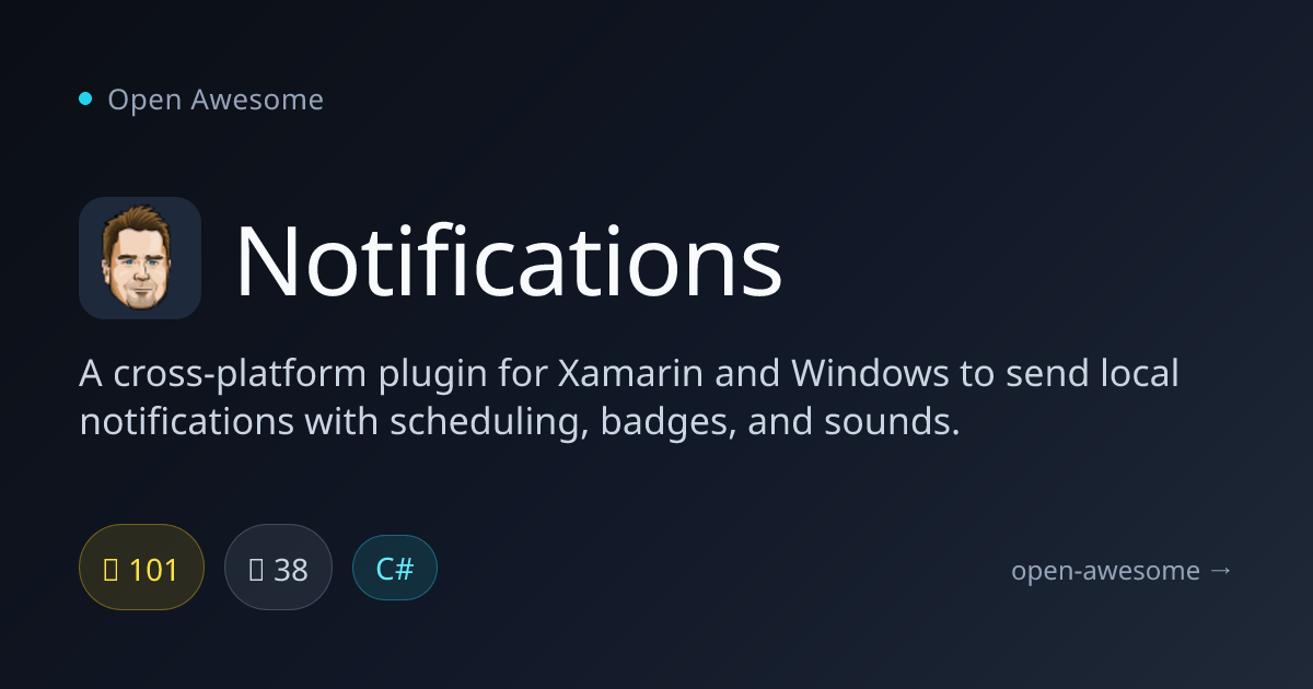 Notifications — Cross-Platform Local Notifications | Open Awesome