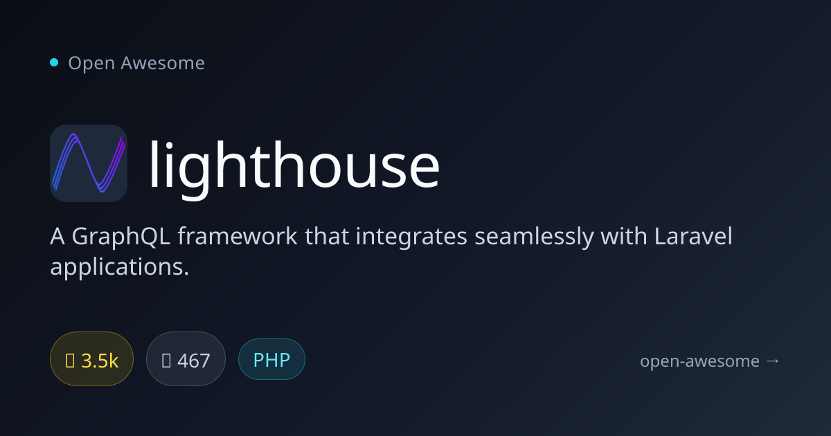 lighthouse — GraphQL Framework for Laravel | Open Awesome