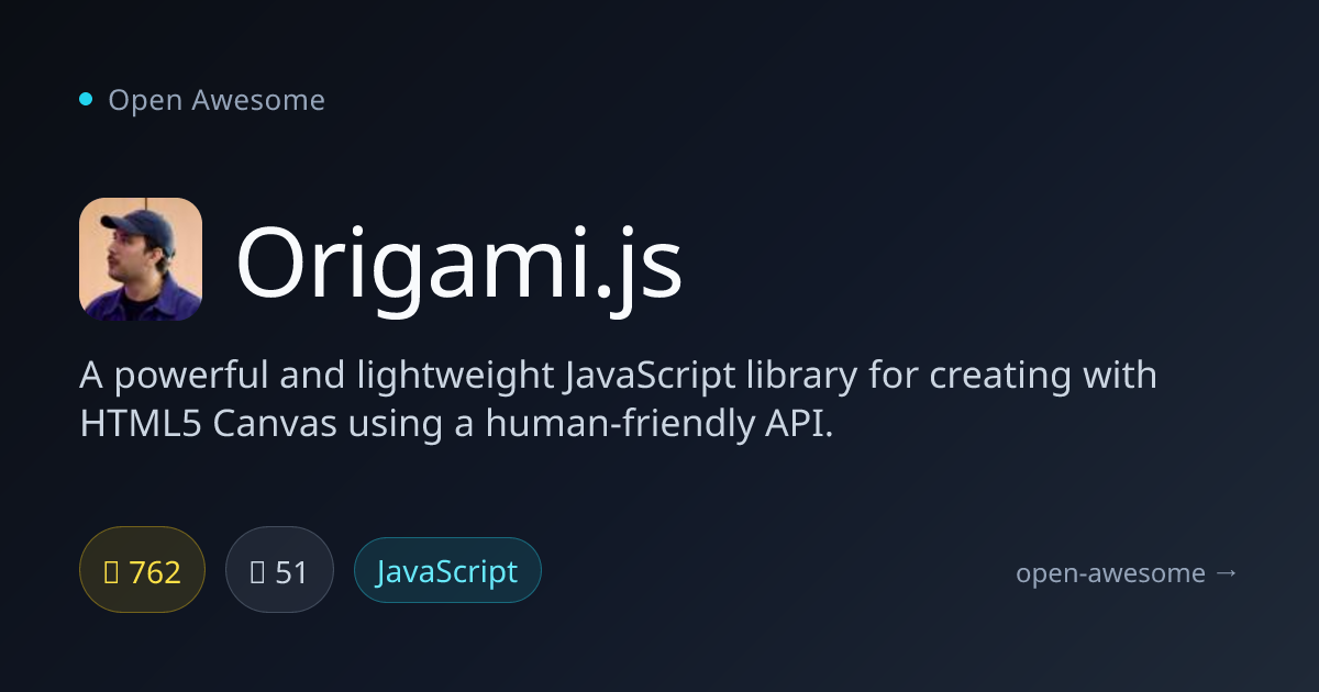 Origami.js — HTML5 Canvas JavaScript Library | Open Awesome