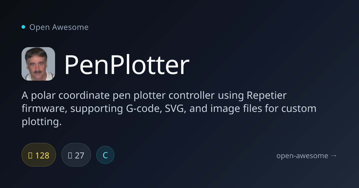 PenPlotter — Polar Coordinate Plotter Controller | Open Awesome