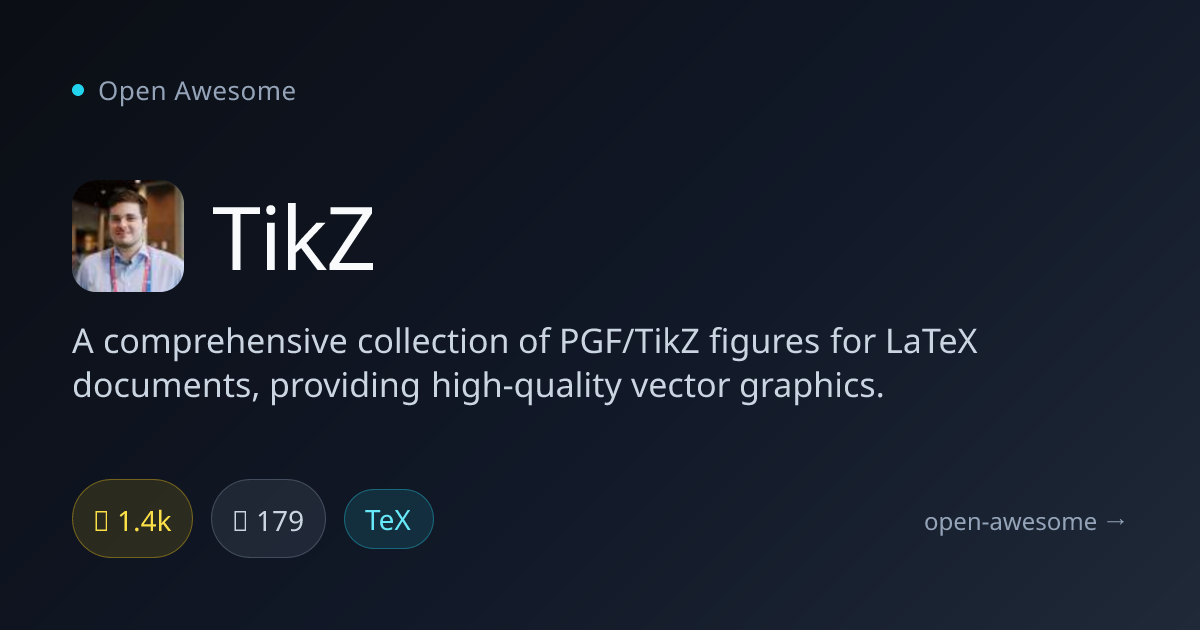 TikZ — PGF/TikZ Figures for LaTeX | Open Awesome