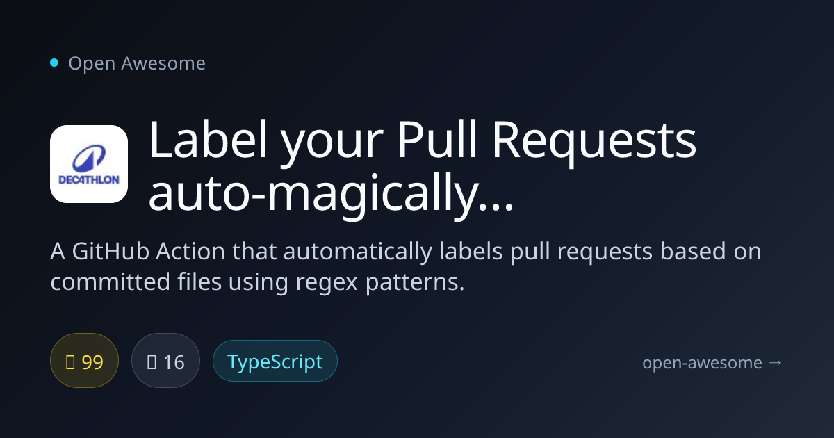 Label your Pull Requests auto-magically (using committed files ...