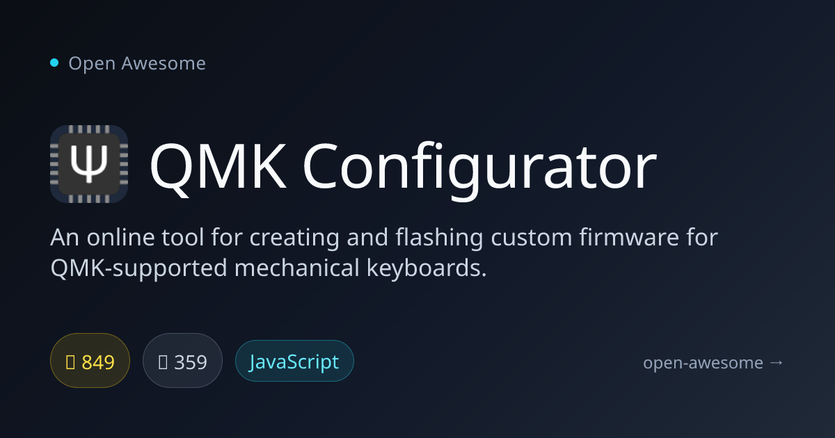 QMK Configurator — QMK Keyboard Firmware Tool | Open Awesome