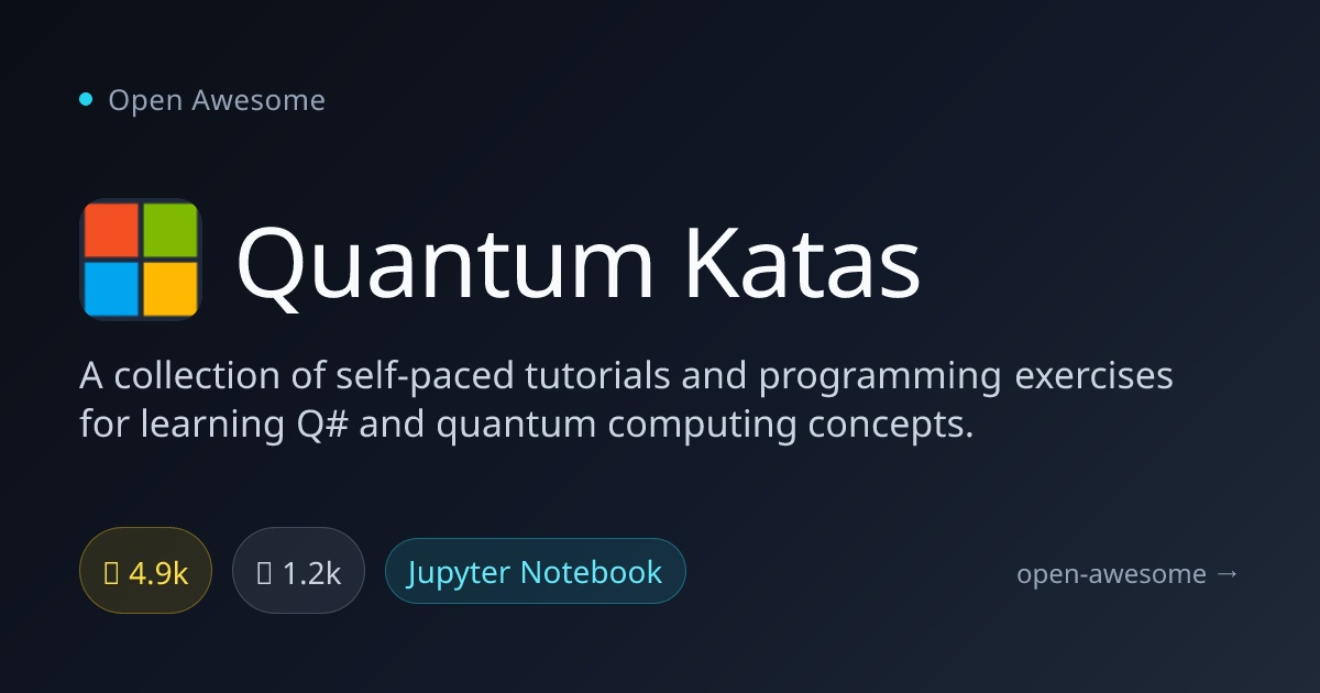 Quantum Katas — Self-Paced Q# Learning Exercises | Open Awesome