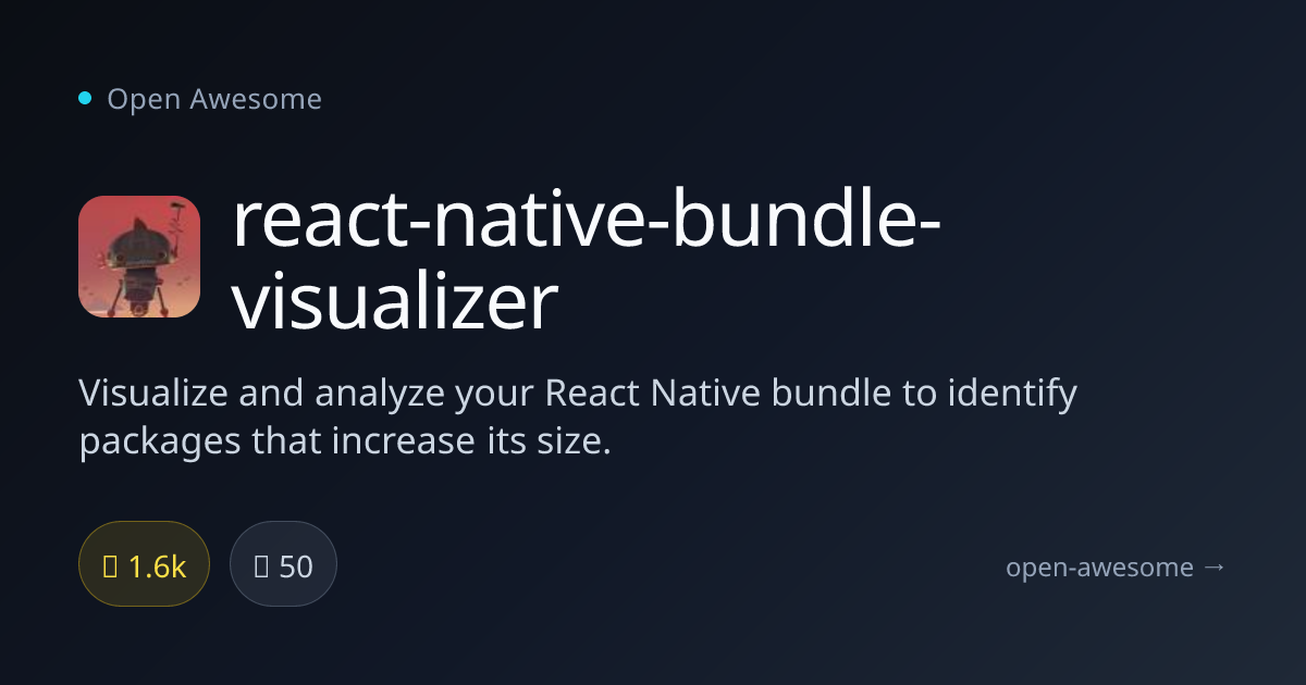 react-native-bundle-visualizer — React Native Bundle Analyzer | Open ...