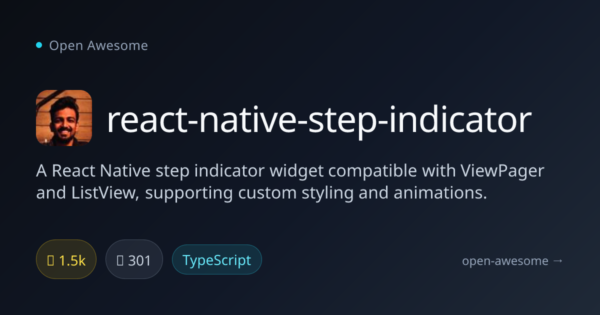 react-native-step-indicator — React Native Step Indicator Widget | Open ...