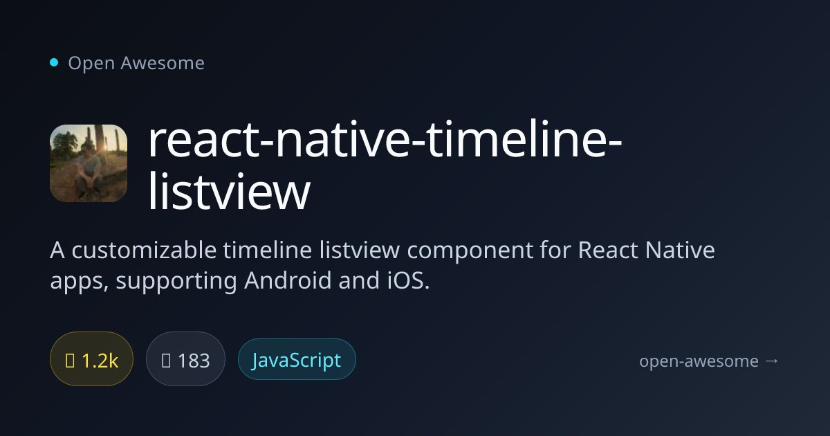 react-native-timeline-listview — React Native Timeline Component | Open ...