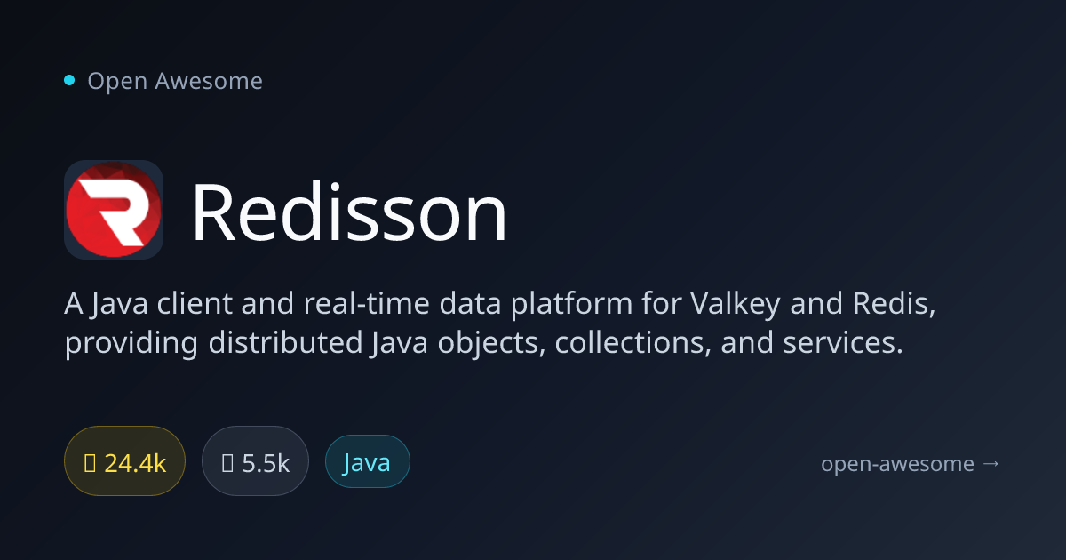 Redisson — Java Redis Client Platform | Open Awesome