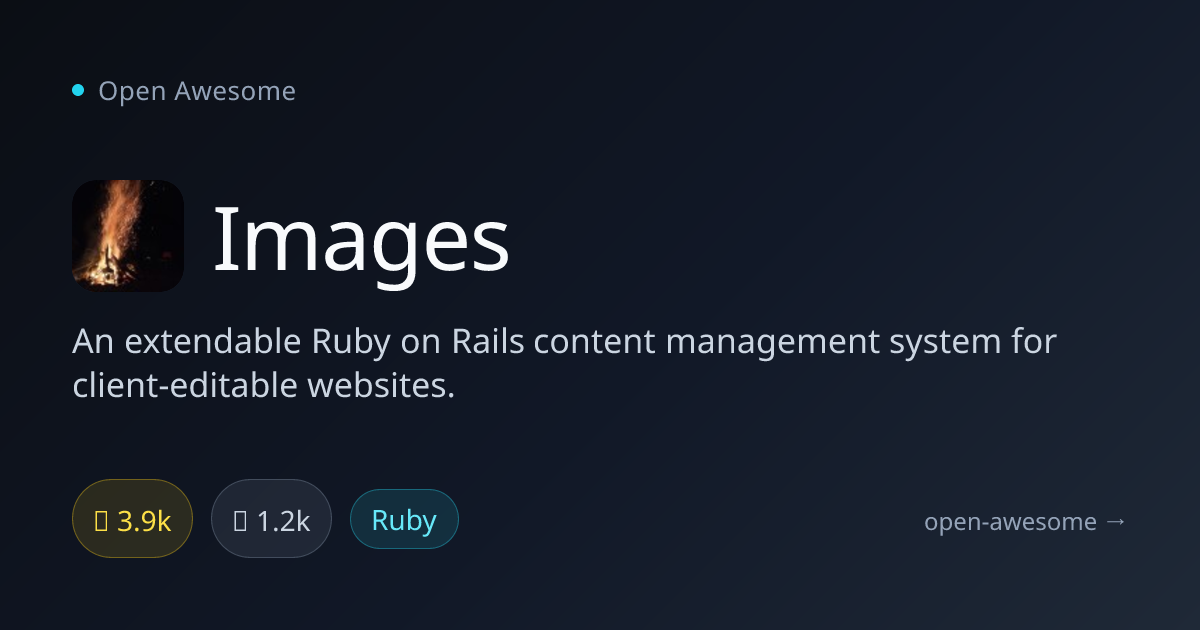 Images — Extendable Rails CMS for Websites | Open Awesome
