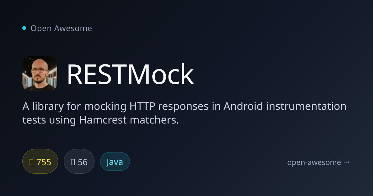 RESTMock — Android HTTP Mocking Library | Open Awesome