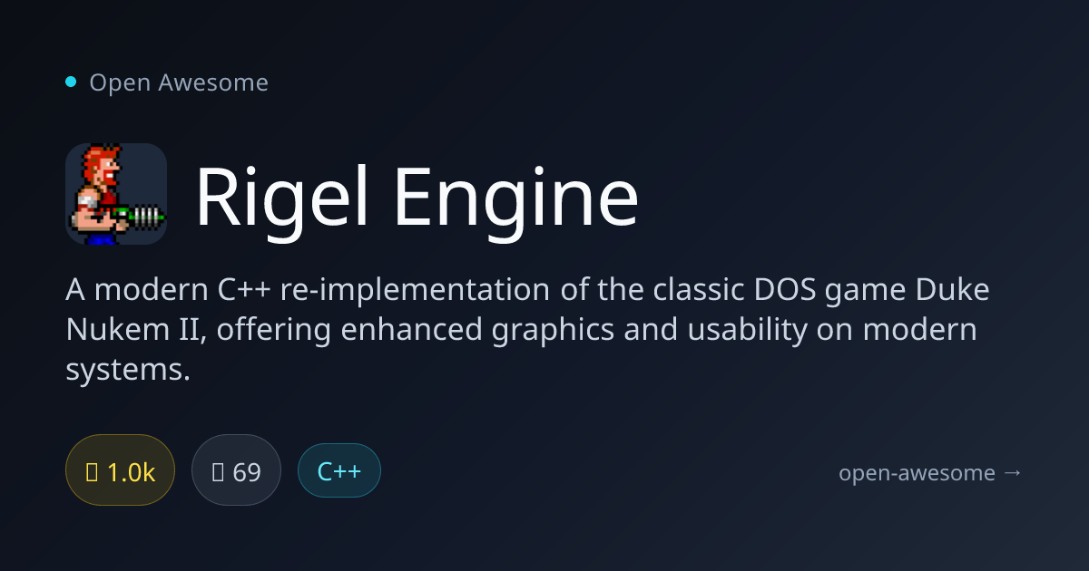 Rigel Engine — Modern Duke Nukem II Reimplementation | Open Awesome