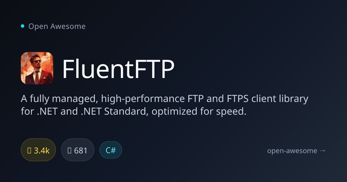 FluentFTP — Managed FTP/FTPS Library for .NET | Open Awesome