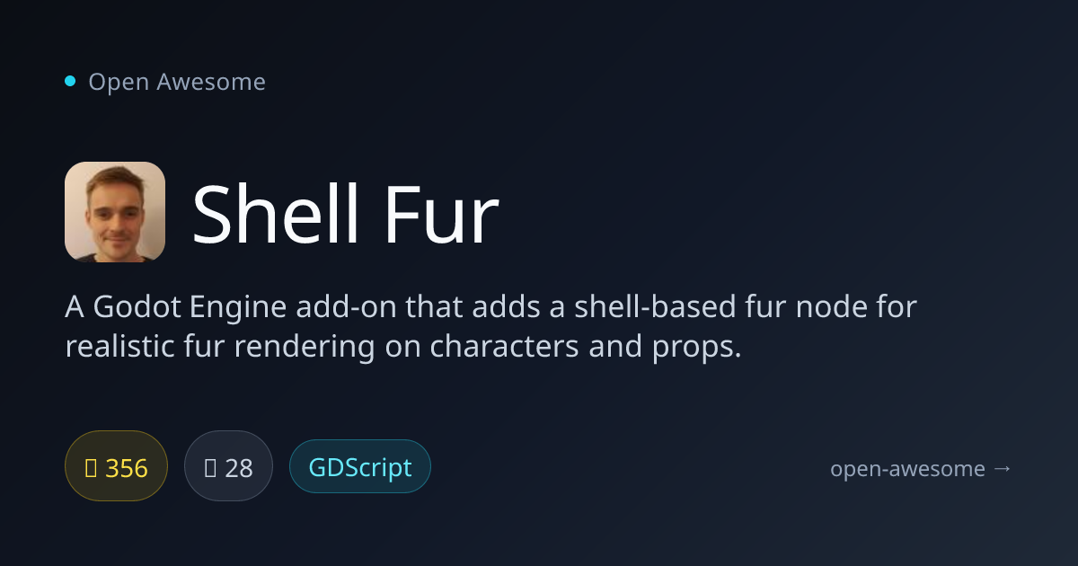 Shell Fur — Godot Fur Rendering Add-On | Open Awesome