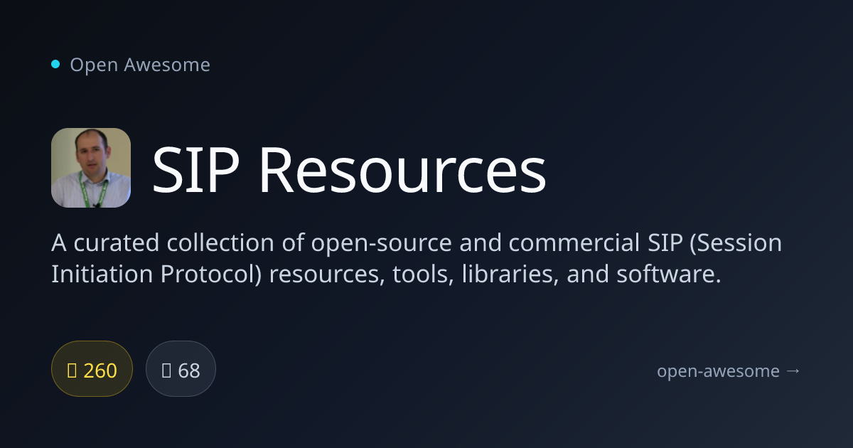 SIP Resources — SIP Protocol Resources | Open Awesome