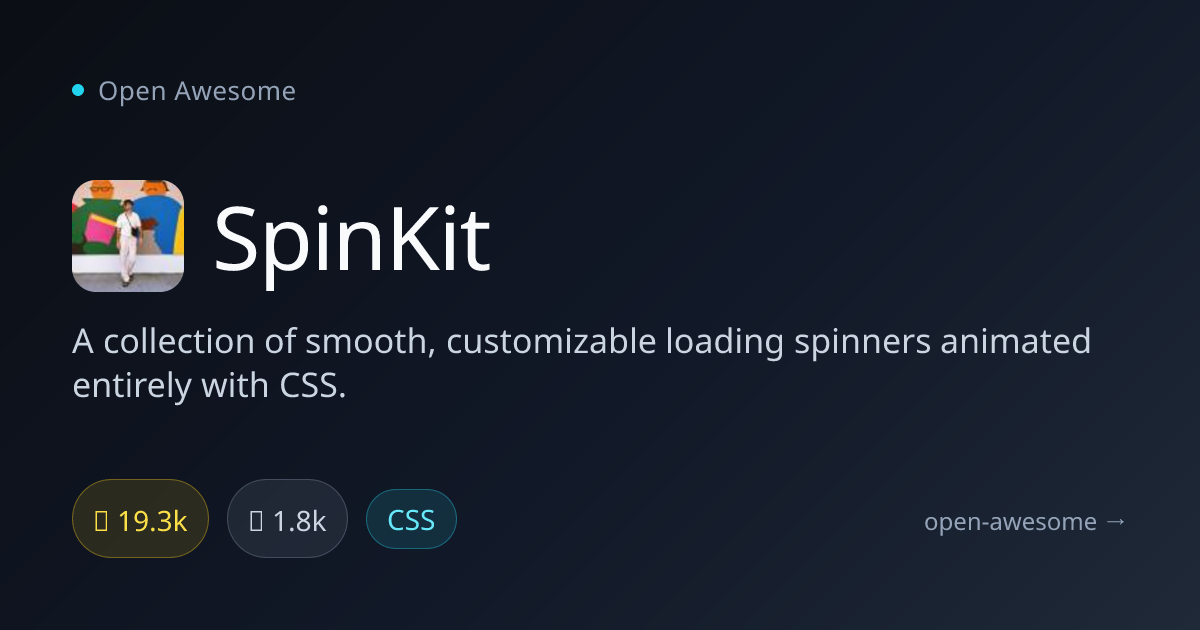 SpinKit — CSS Animated Loading Spinners | Open Awesome