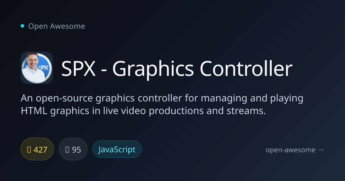 SPX - Graphics Controller — HTML Graphics Controller for Live Video ...