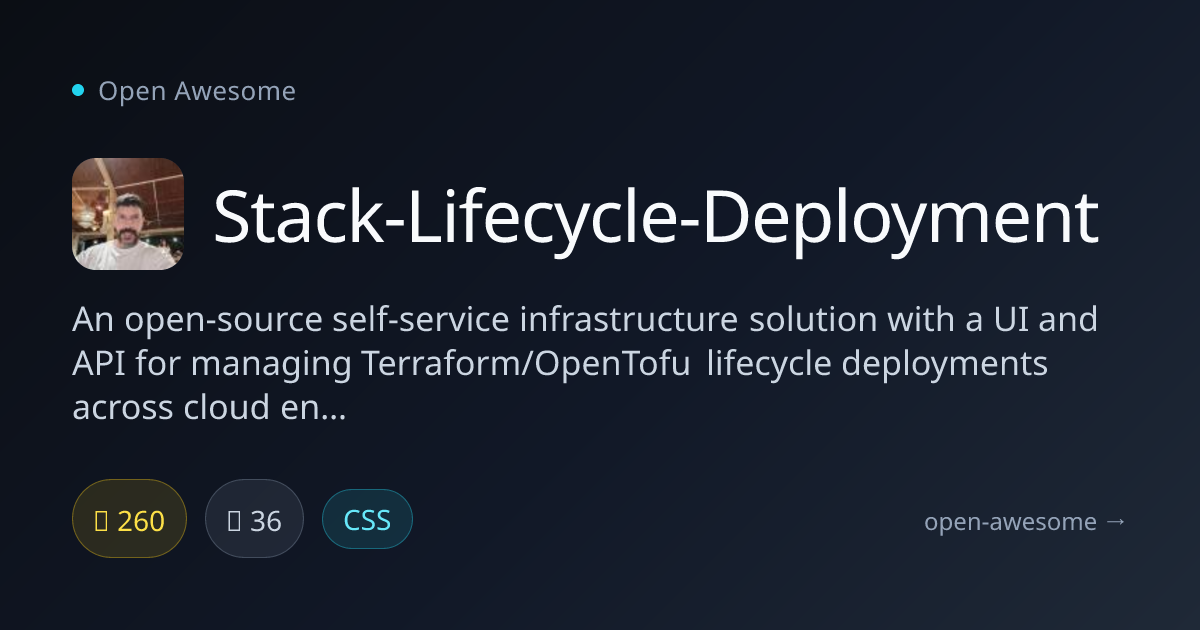 Stack-Lifecycle-Deployment — Self-Service Terraform Deployment UI ...