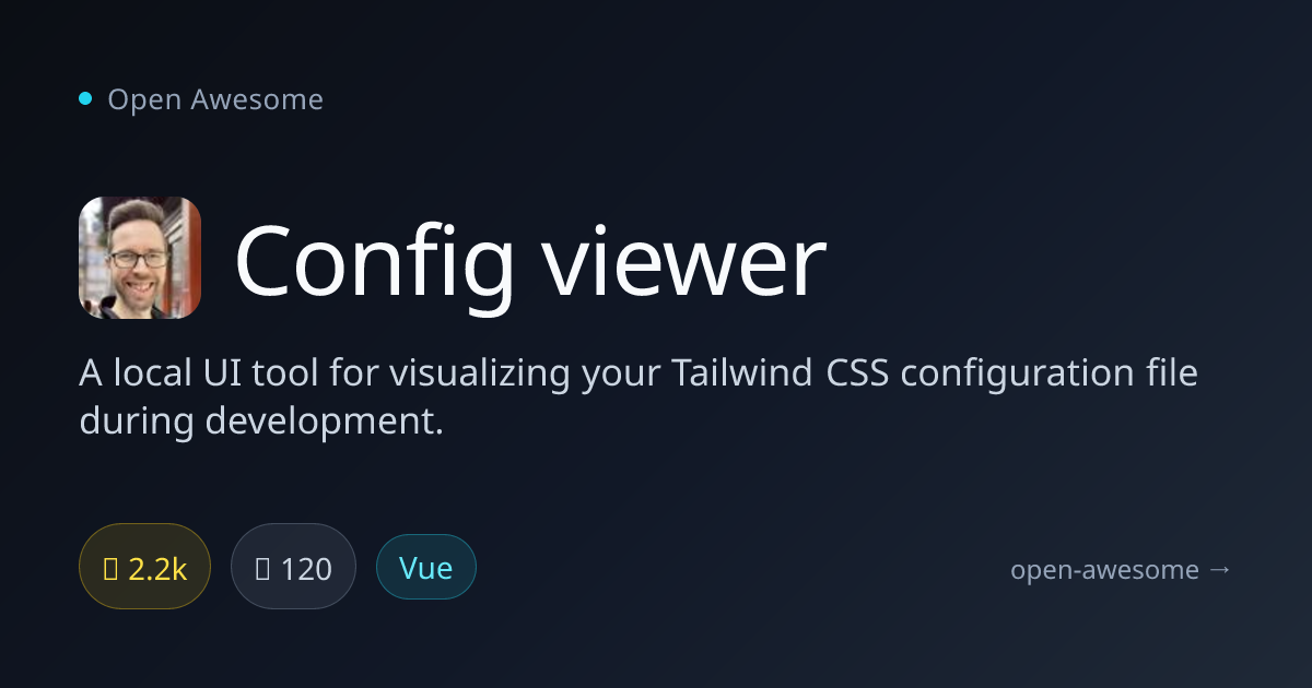 Config viewer — Tailwind CSS Config Visualizer | Open Awesome