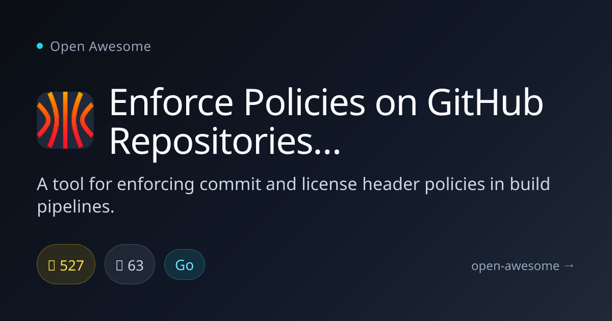 Enforce Policies on GitHub Repositories and Commits — Build Pipeline ...