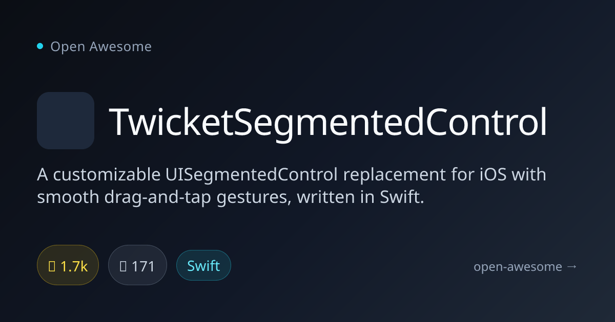 TwicketSegmentedControl — Custom iOS Segmented Control | Open Awesome