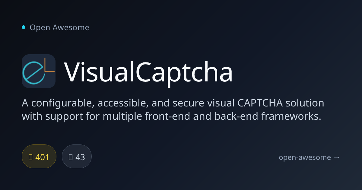 VisualCaptcha — Accessible Visual CAPTCHA | Open Awesome