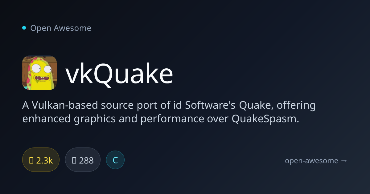 vkQuake — Vulkan-Based Quake Source Port | Open Awesome
