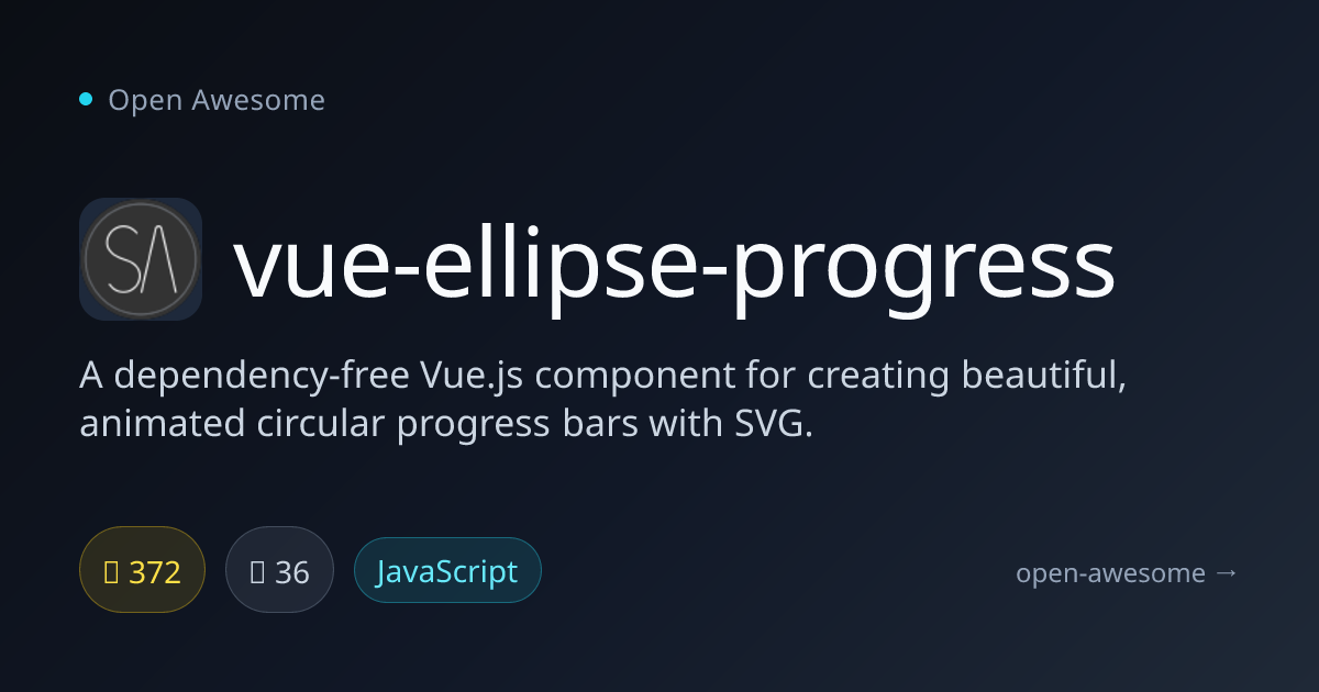vue-ellipse-progress — Vue Circular Progress Bar | Open Awesome