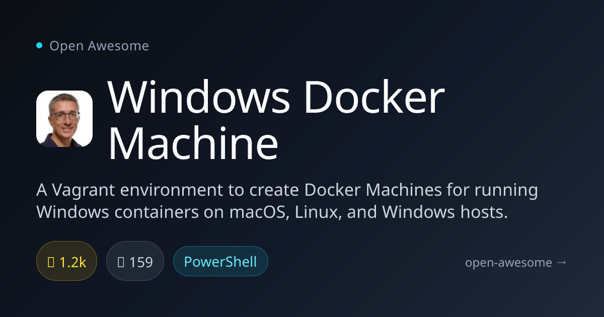 Windows Docker Machine — Vagrant Docker Machine Setup | Open Awesome