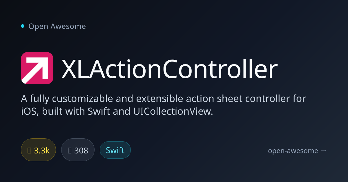 XLActionController — Customizable iOS Action Sheet Controller | Open ...